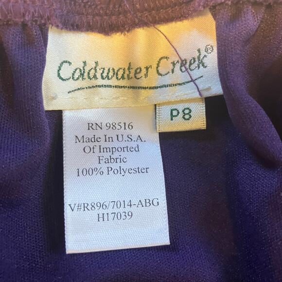 Vintage purple floral skirt with asymmetrical hem layer Y2K whimsigoth fairycore - Picture 5 of 5